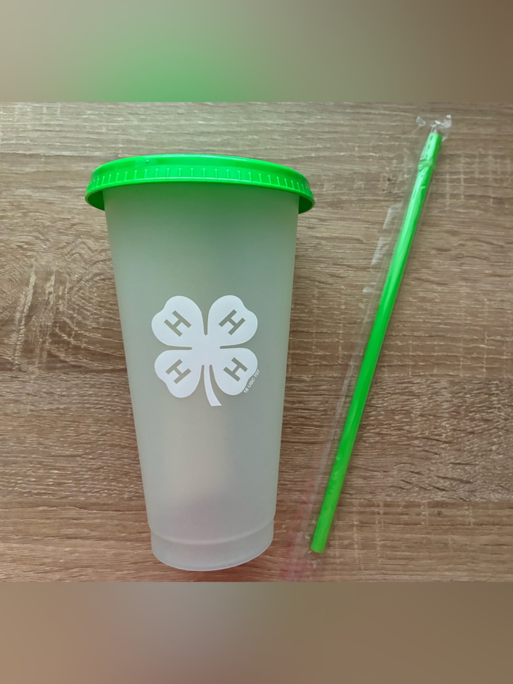 4-H Tumbler Cup with Reusable Straw